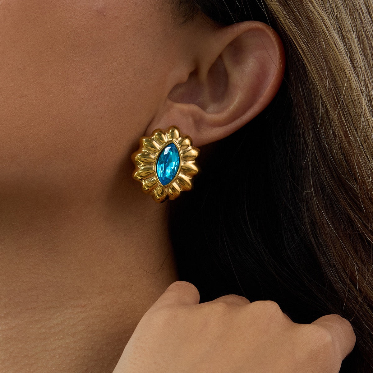 Eye Ocean Earrings