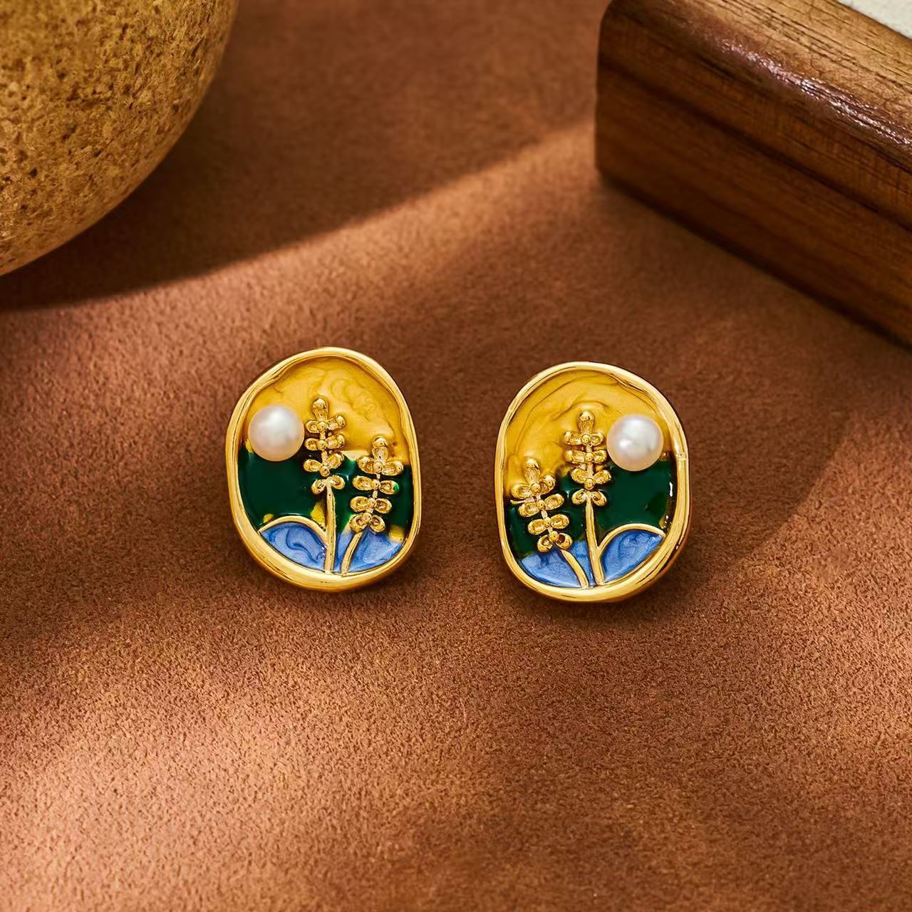 Monet‘s Garden Series Earrings