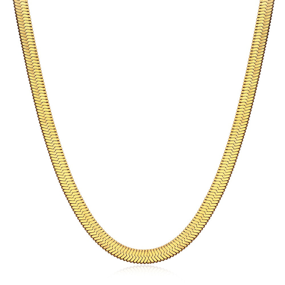 Gold Snake Bone Choker