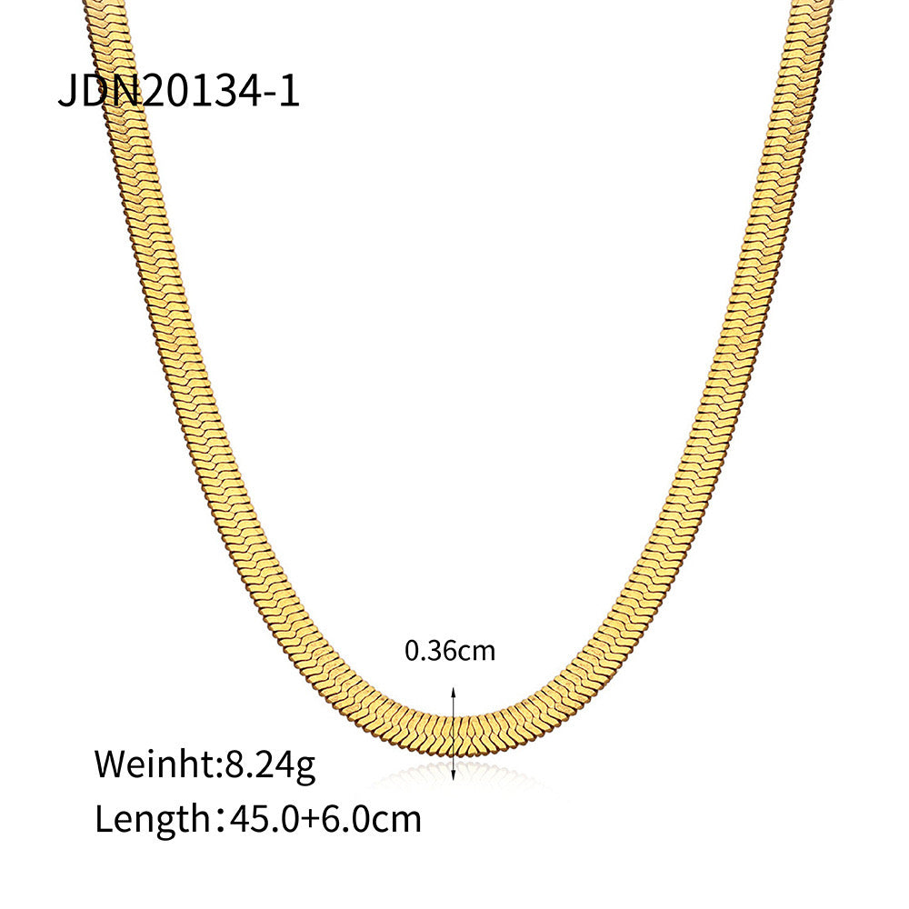 Gold Snake Bone Choker