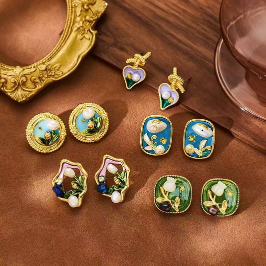 Monet‘s Garden Series Earrings