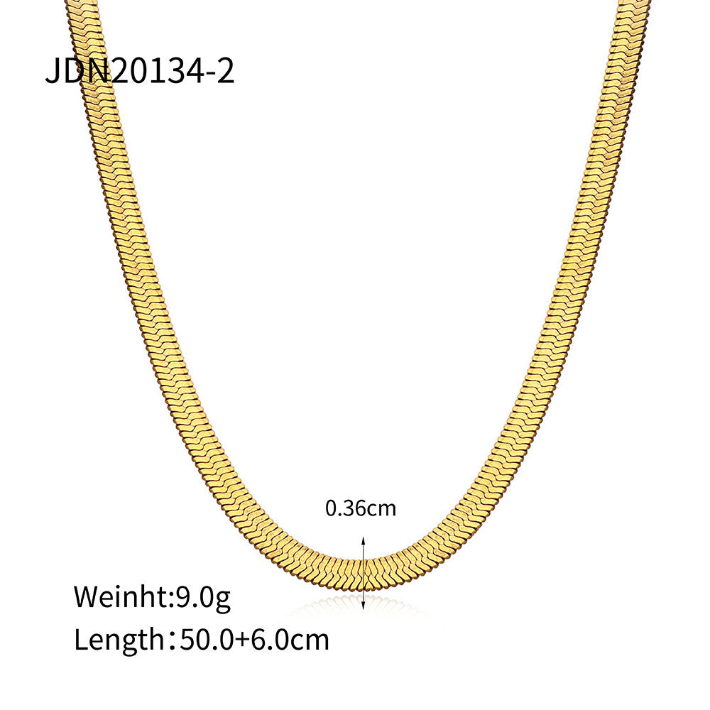 Gold Snake Bone Choker